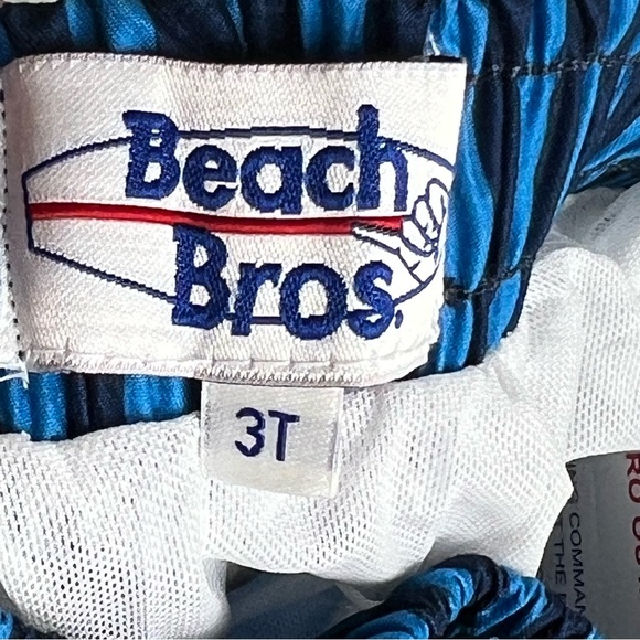 BEACH BROS Cabana Stripe Toddler Swim Trunks - Picture 4 of 4